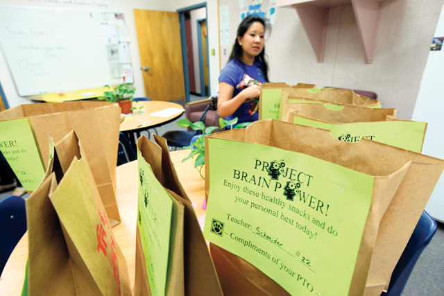 AIMS week means healthy snacks for Monte Vista students